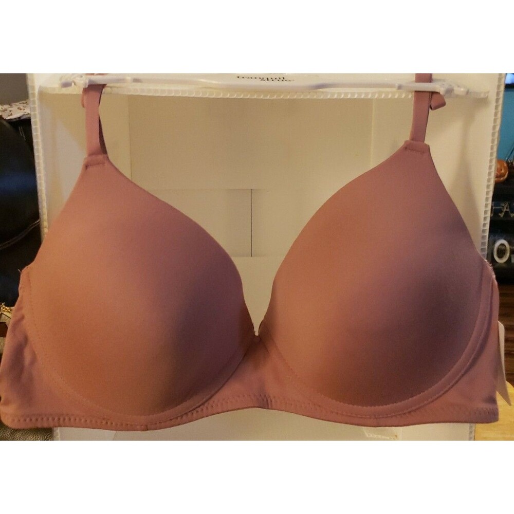 Tranquil And True Tshirt Bra 42D Lightly Lined brushed Microfiber